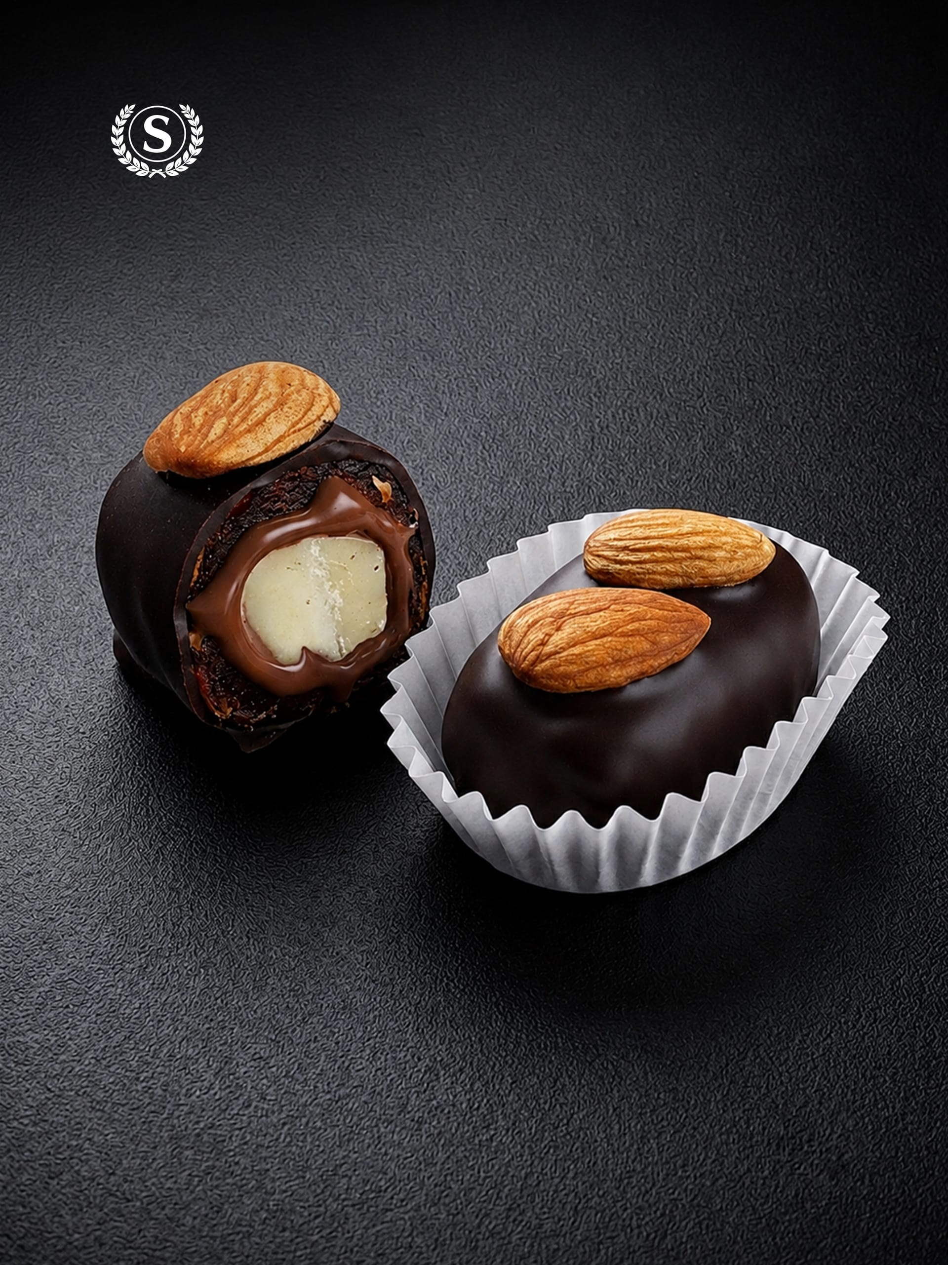 Premium Dark Chocolate Almond Dates view 3
