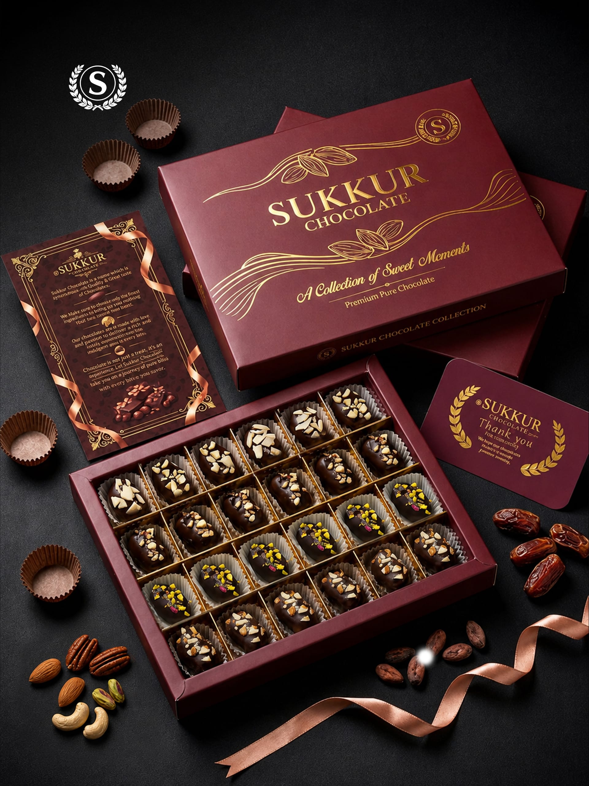 Premium Dark Chocolate Dates Collection view 4