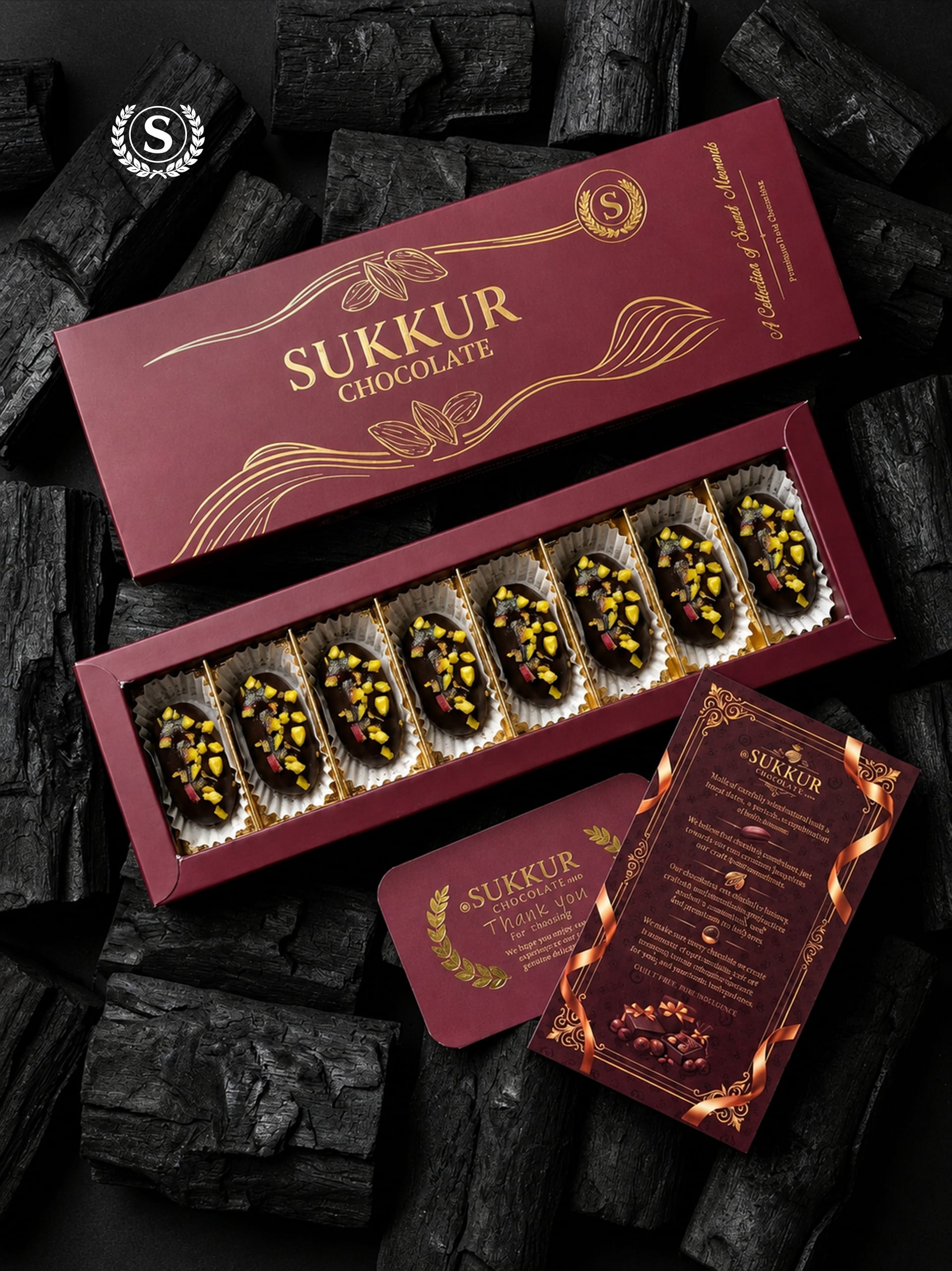 Premium Dark Chocolate Pistachio Dates view 4