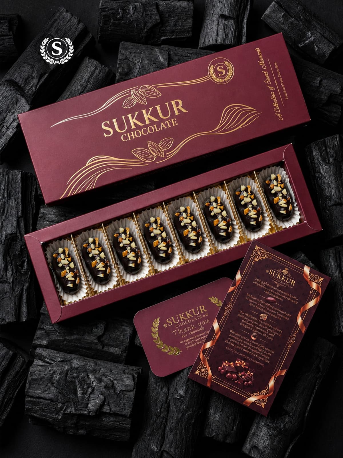 Premium Dark Chocolate Almond Dates - view 4