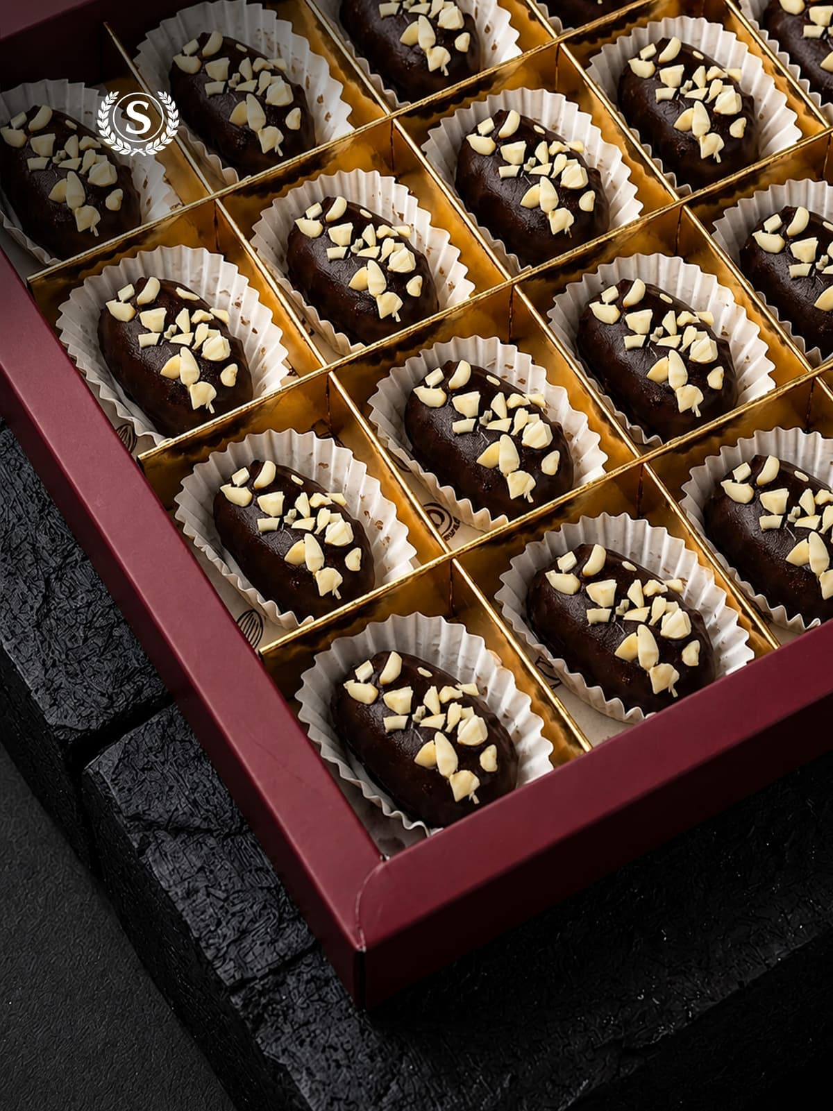 Premium Dark Chocolate Cashew Dates - view 2