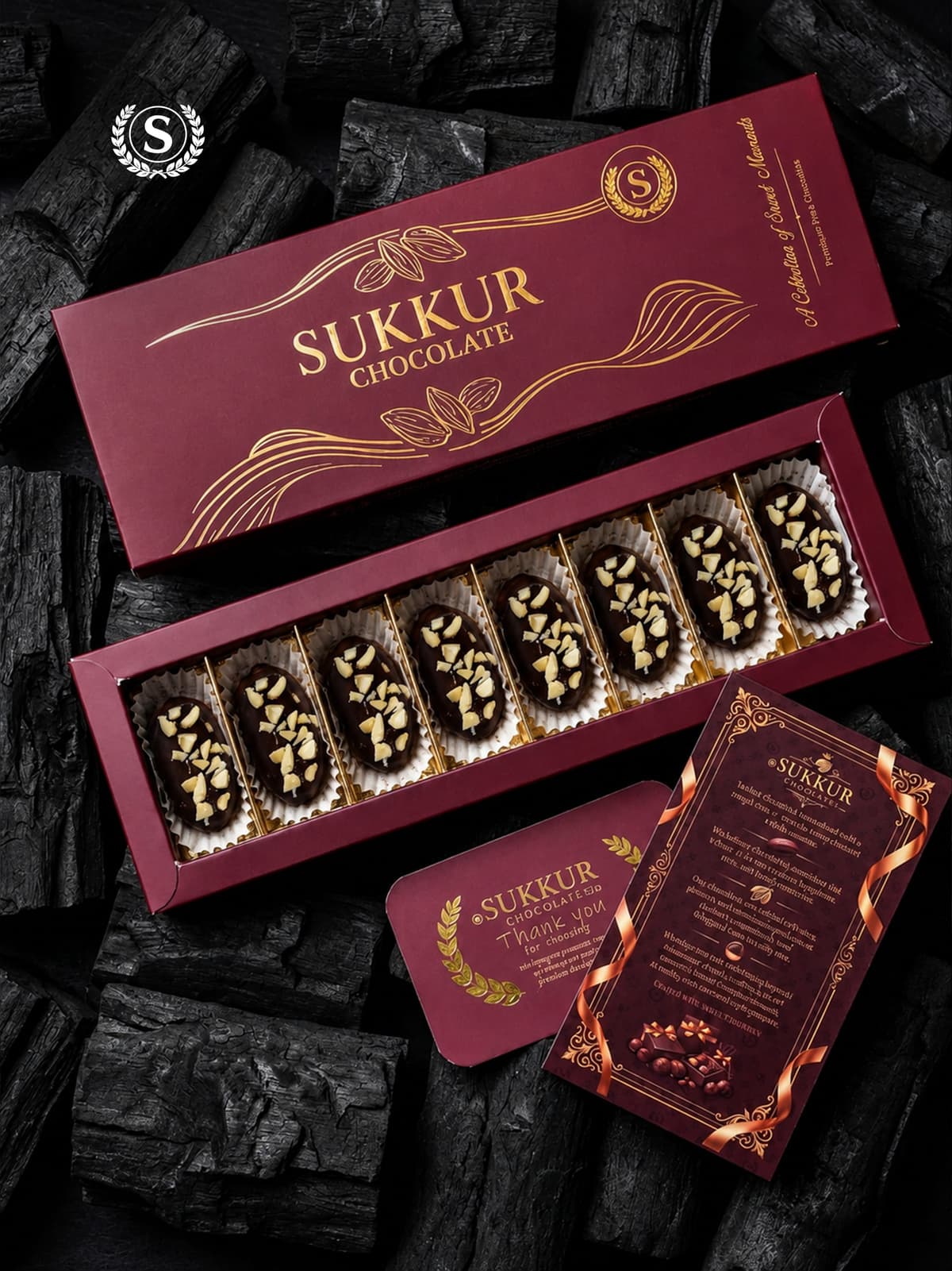 Premium Dark Chocolate Cashew Dates - view 4