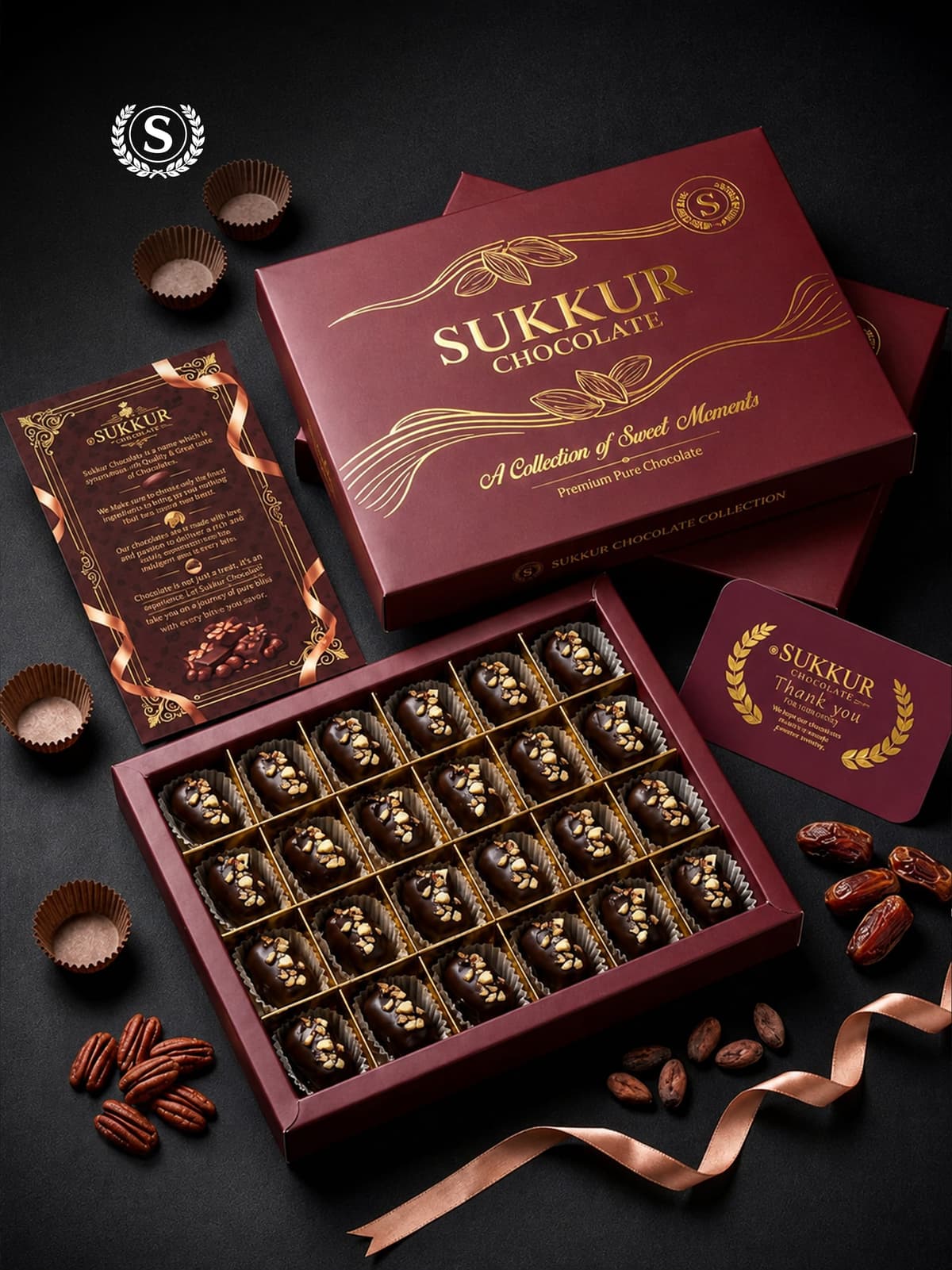Premium Dark Chocolate Pecan Dates - view 4