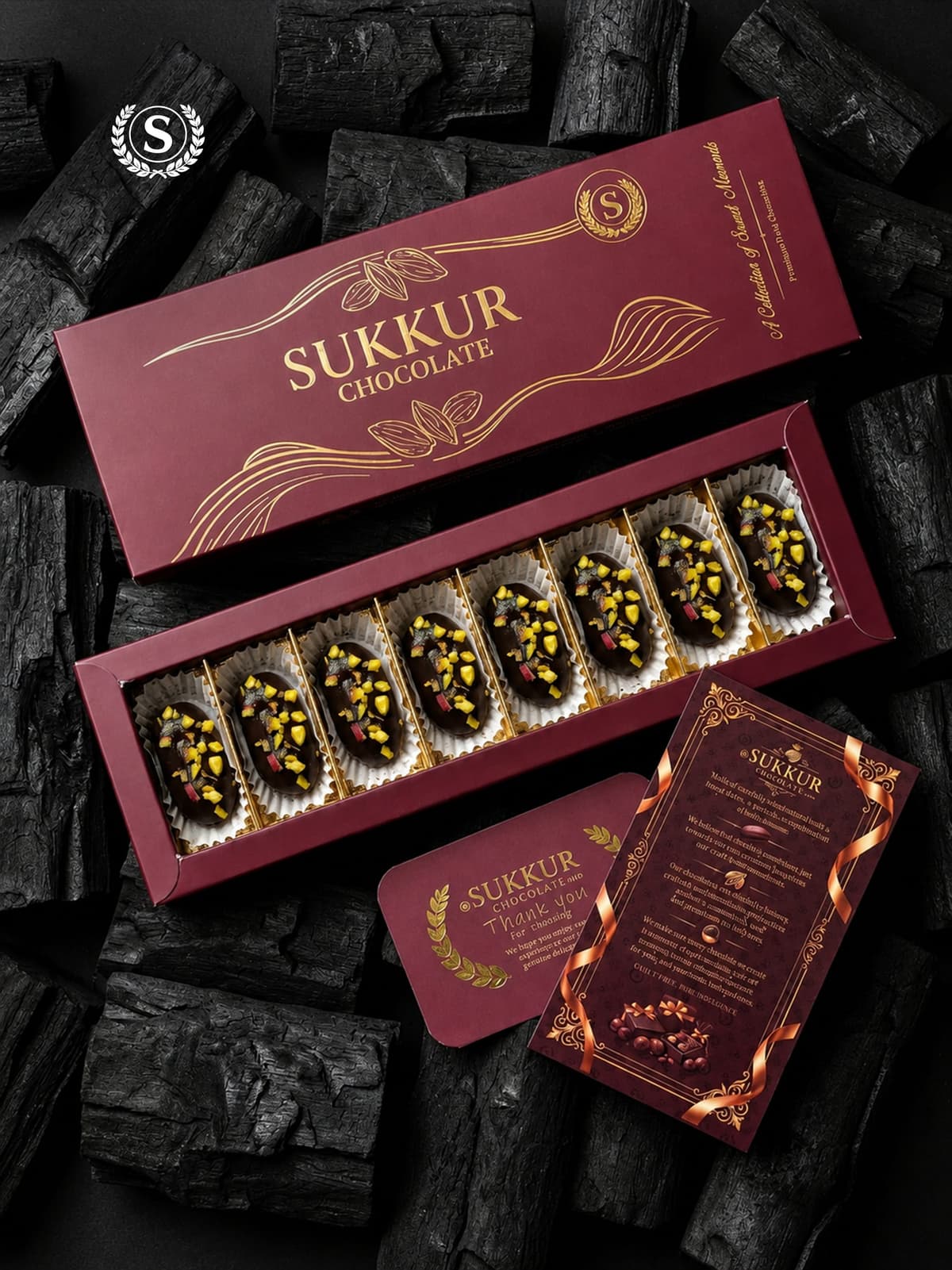 Premium Dark Chocolate Pistachio Dates - view 4